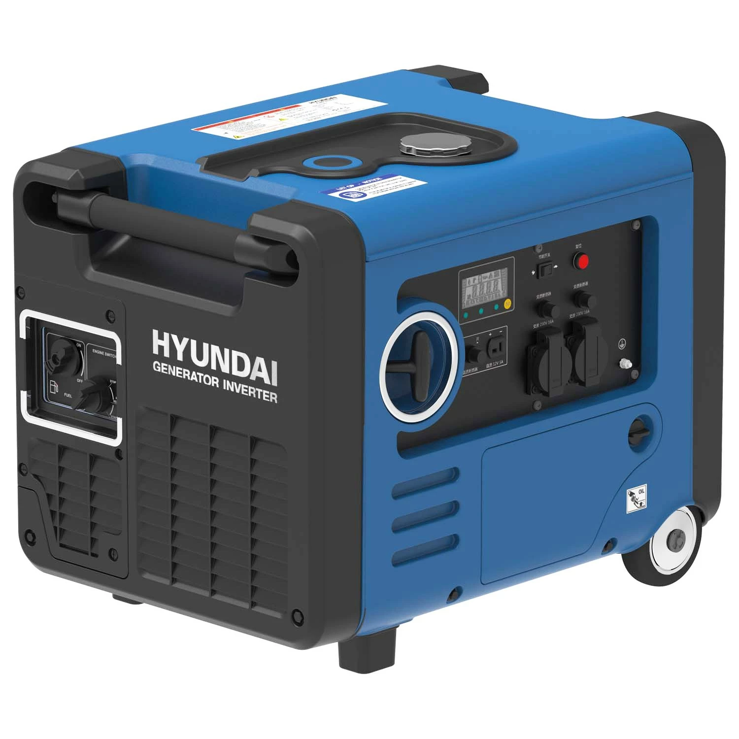 Hyundai 55014 Benzine generator / inverter aggregaat - 4-takt - 4000W