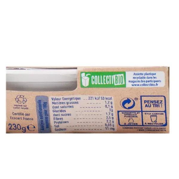 Prato Babybio para refeição noturna com vegetais verdes, pastinaca e trigo bulgur, +12 meses, orgânico, 230g