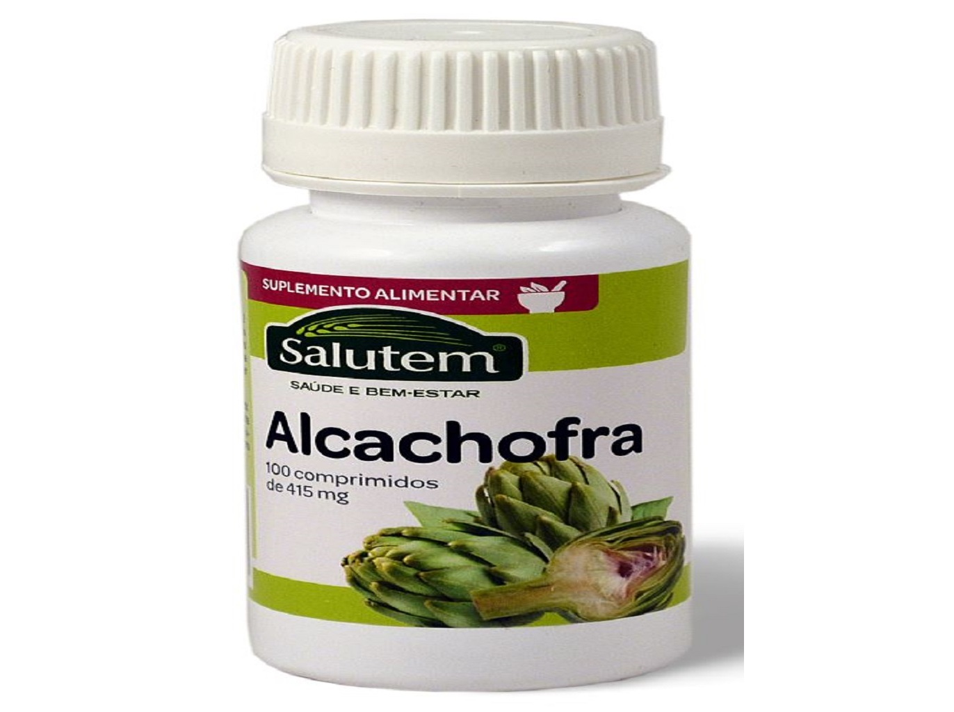 SUPLEMENTO SALUTEM ALCACHOFRA 100 COMPRIMIDOS