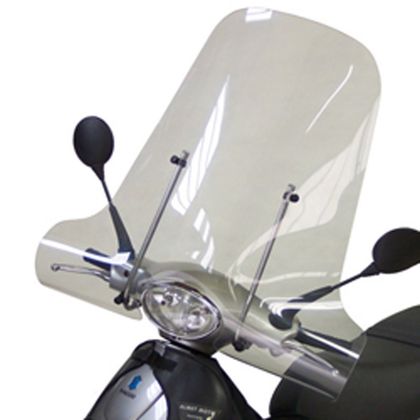 Pare brise Bullster Haute protection Fume clair +62cm