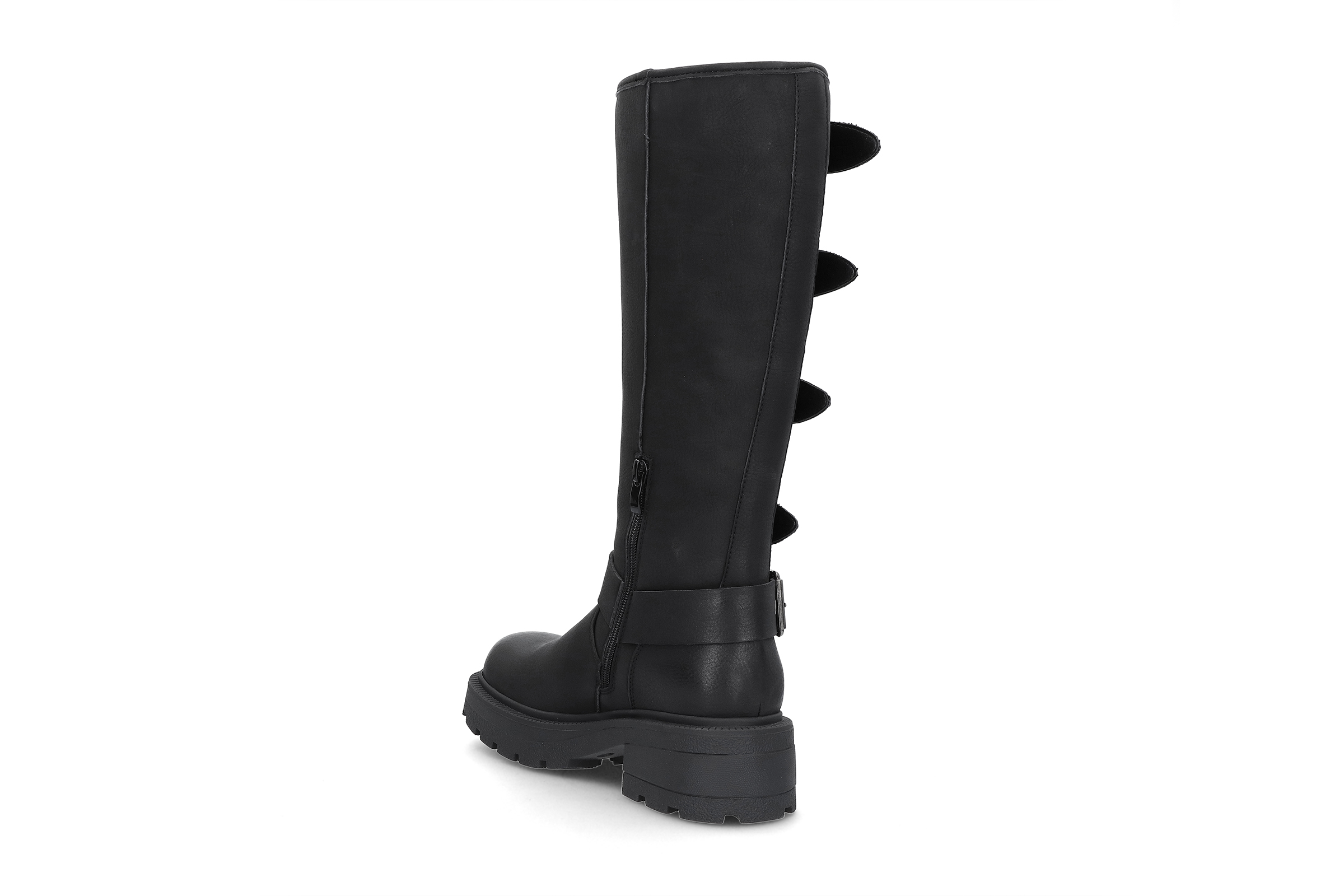 Biker boots med trendy detaljer