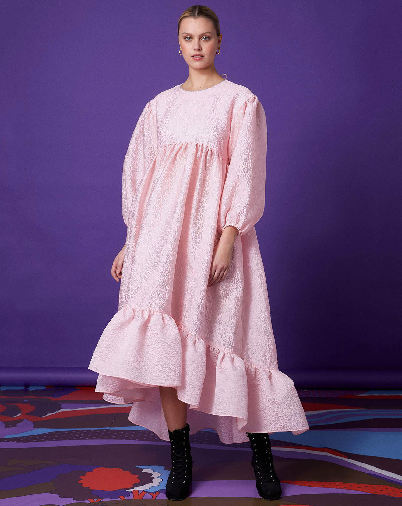 Manoush Robe Bubble rose