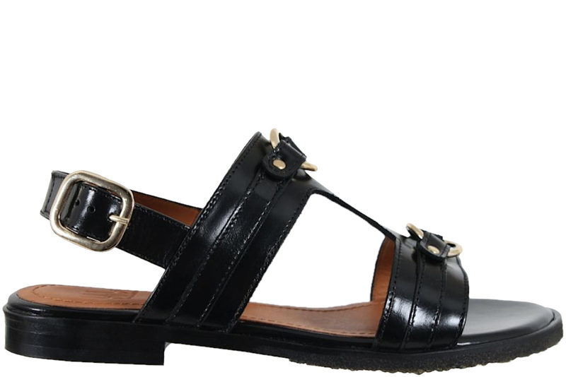 BILLI BI OLD BRISTOL SANDAL I SORT GLAT SKIND