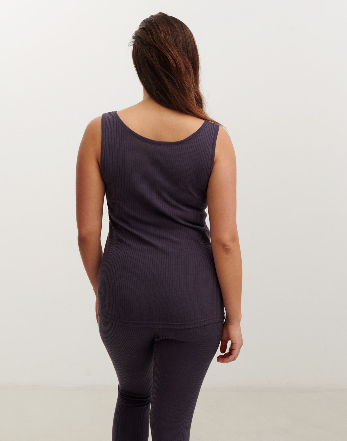 Tanktop van merinowol voor dames in Retro-rood