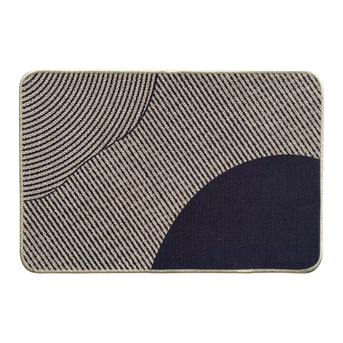 Tapis antidérapant velours (40 x 60 cm) Dune Beige