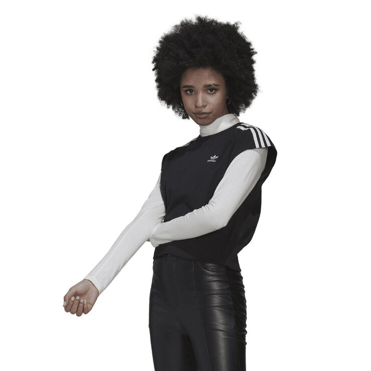 adidas adicolor classics waist cinch t-shirt Sort