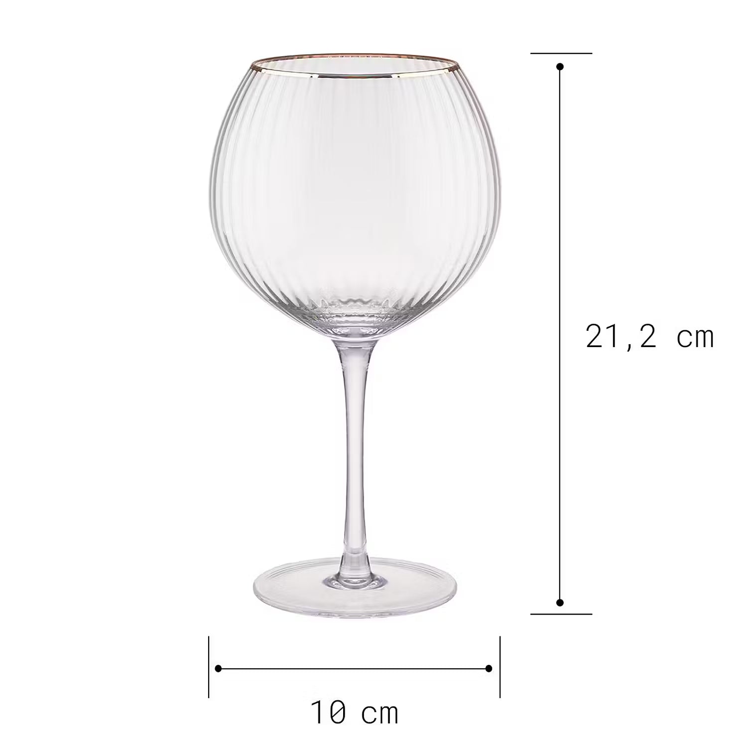 GOLDEN TWENTIES Ginglas 4er-Set