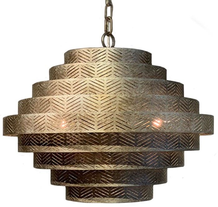 Hanglamp LB031-4+1zlv Vegas  | Leclercq & Bouwman⌀55  x H37 cm