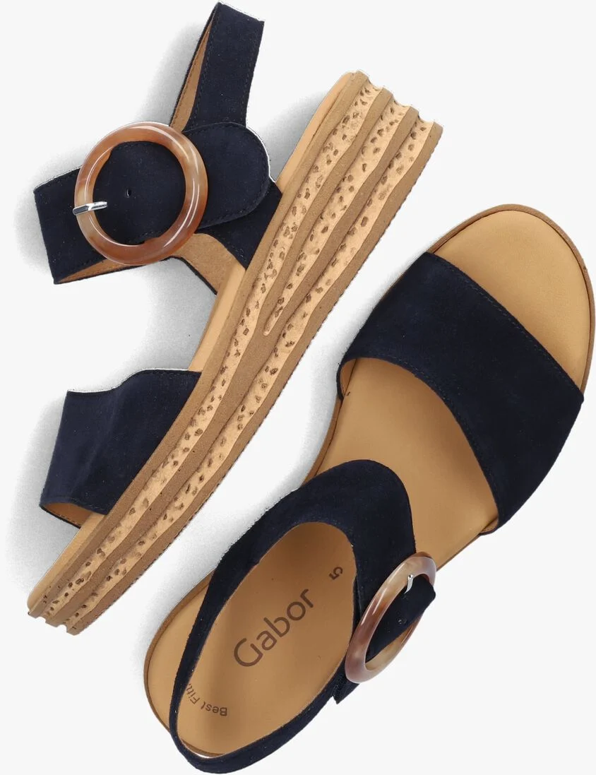 GABOR blauwe gabor sandalen 550.2