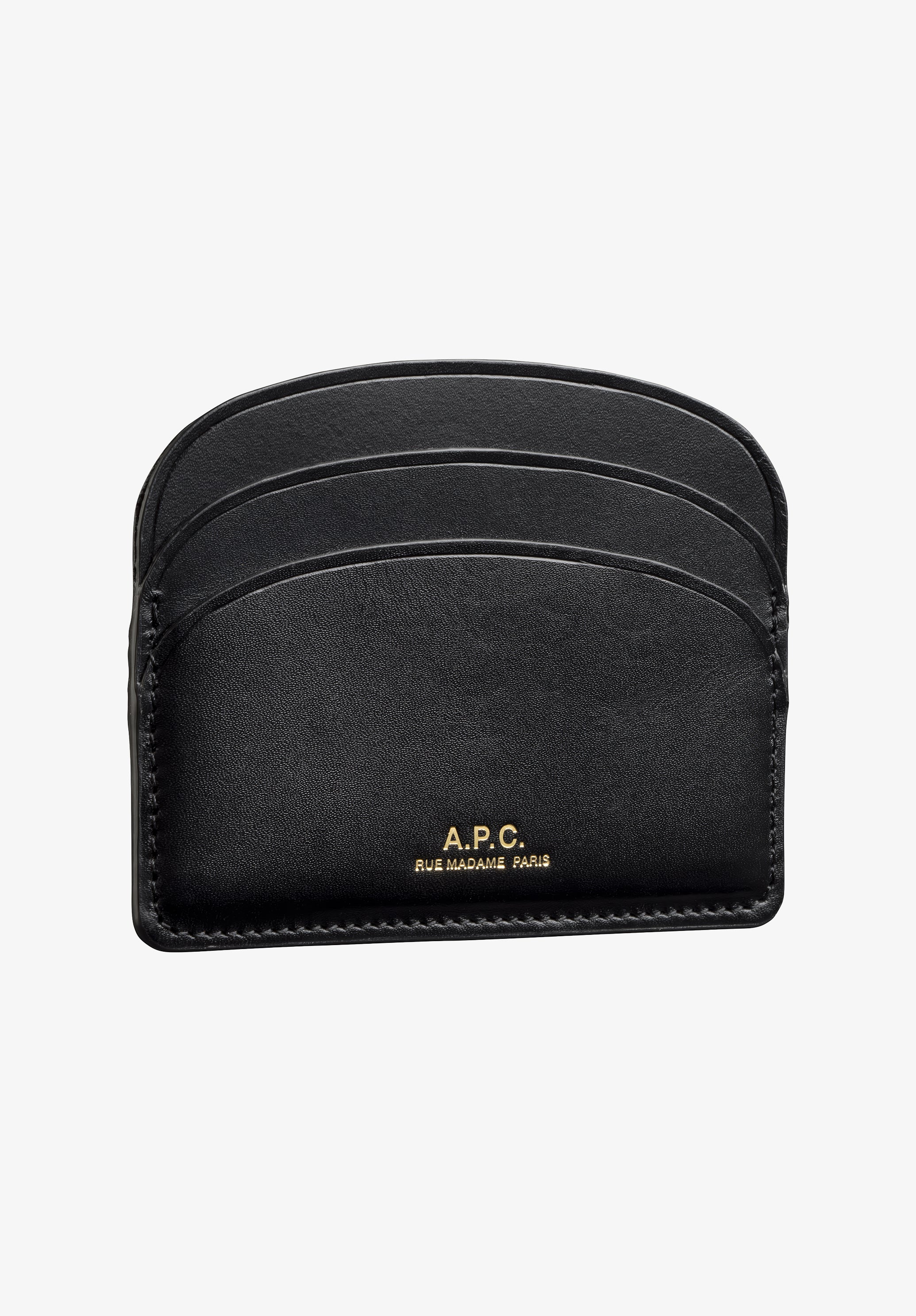porte-cartes demi-lune - Noir