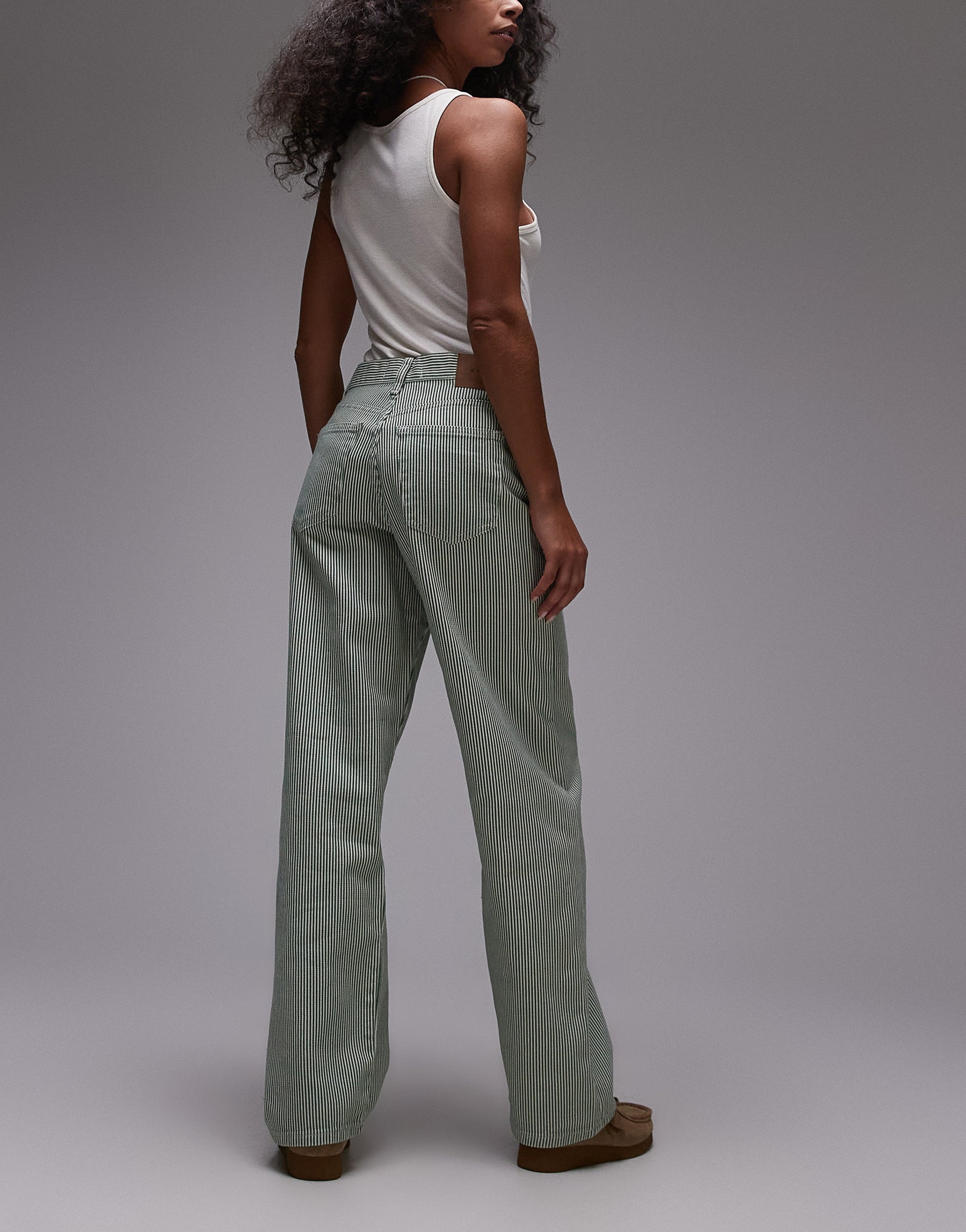 TOPSHOP Mid waist Loose fit Jeans