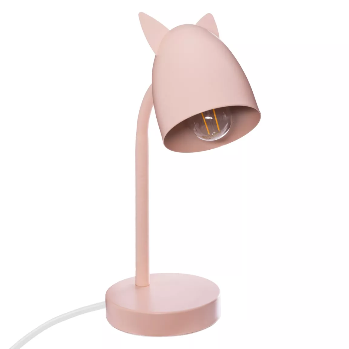 Lampe enfant à poser (H31 cm) Oreilles Rose