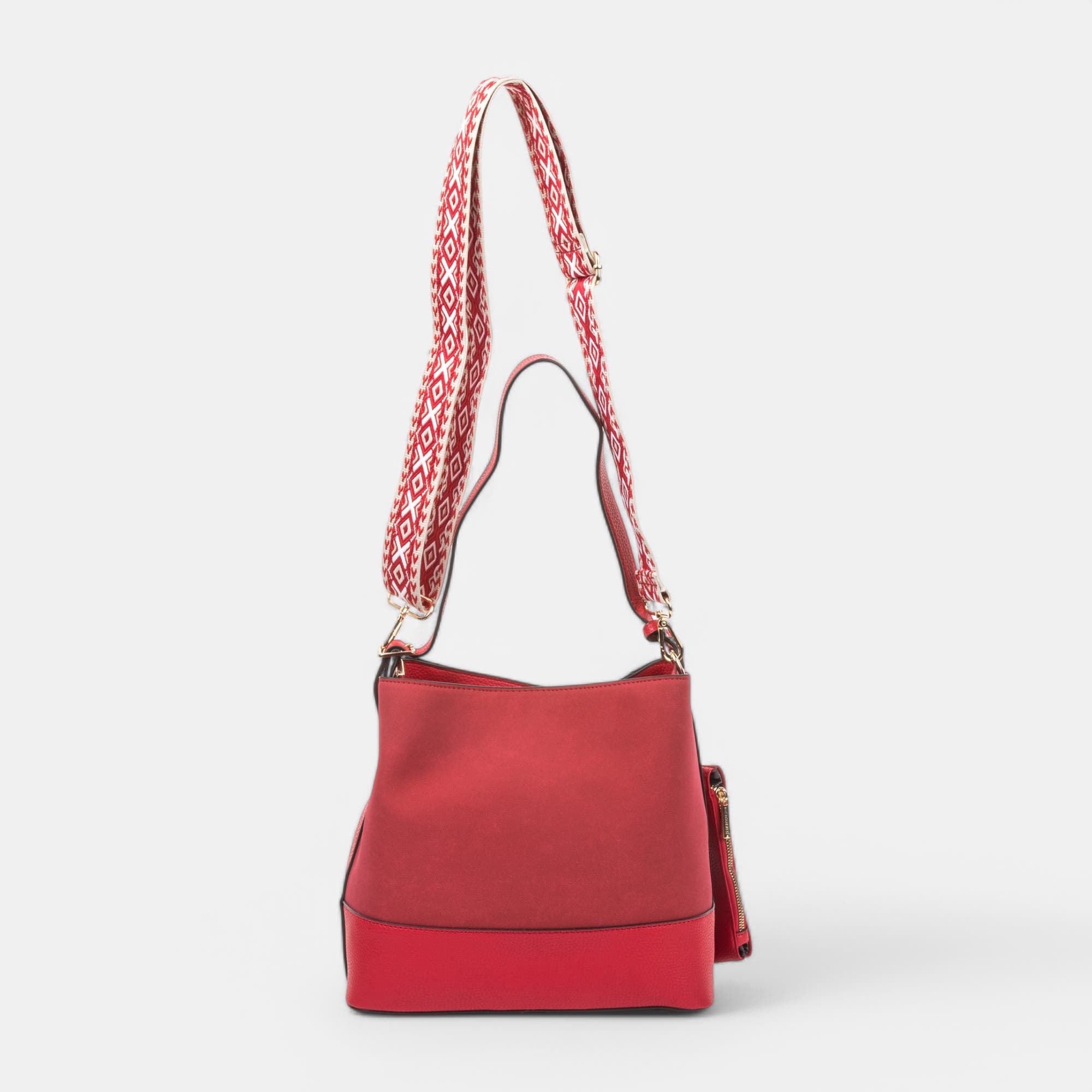 Sac de shopping rouge