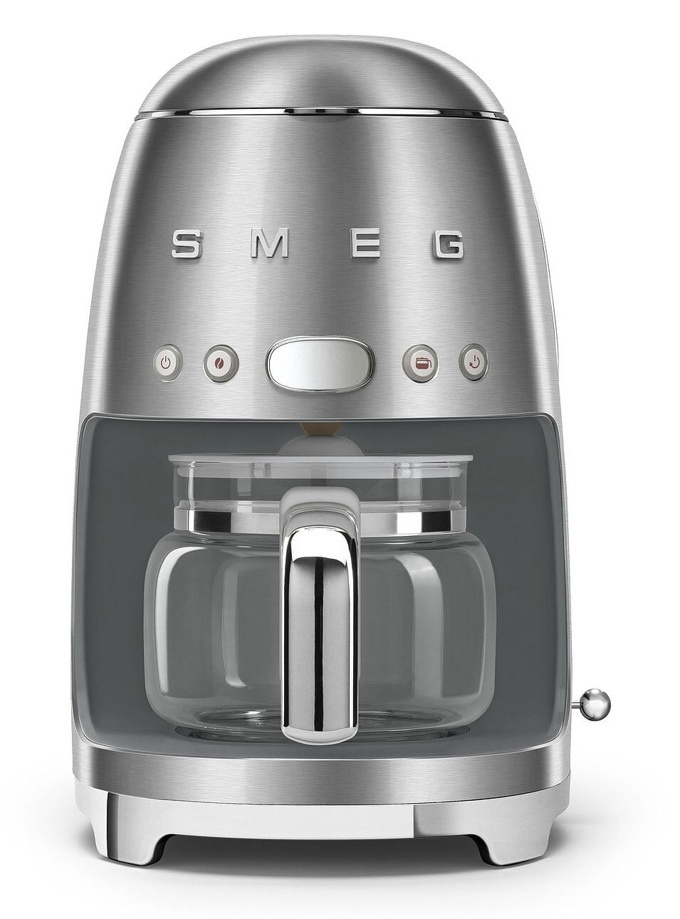 SMEG Filter-Kaffeemaschine chromfarbig