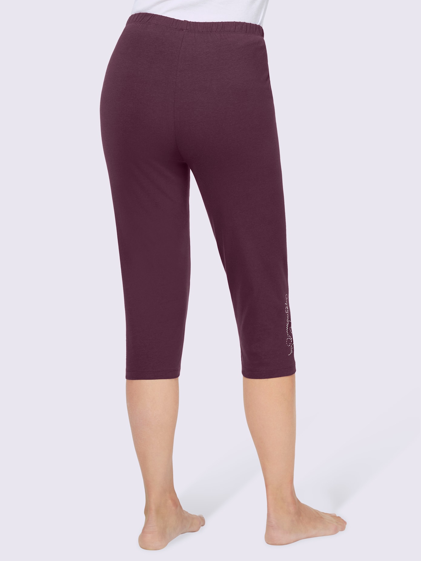 Legging court jersey fin