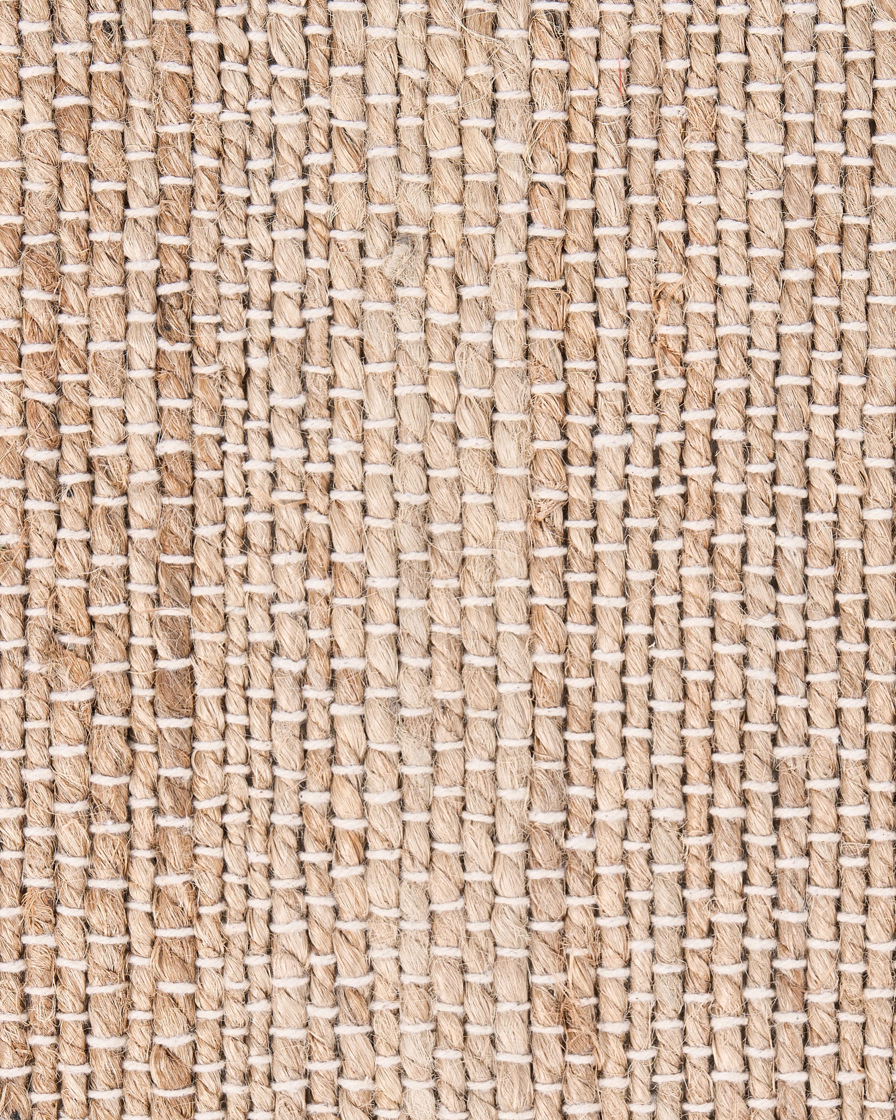Vloerkleed AMRAVATI Zwart/beige 160 x 230 cm Jute