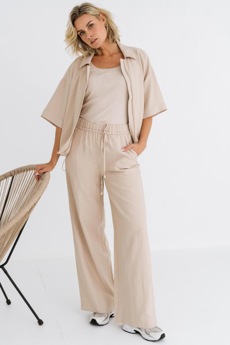 Zizo blauwe dames broek