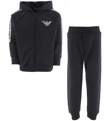 Emporio Armani Sweats?t - Sort m. Gr?