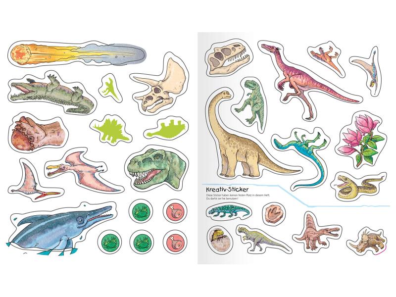 Ravensburger Kinder-Sachbuch WWW aktiv-Heft Dinosaurier Kompaktes Sachwissen für Dino-Fans