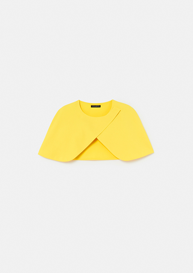Cape Valentinajaune en crêpe