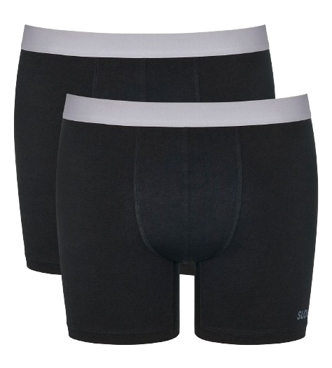 Sloggi Men Go Abc 2.0 Heren Short Met Lange Pijpjes 2 Pack Black Maat XXL 1 Stuk