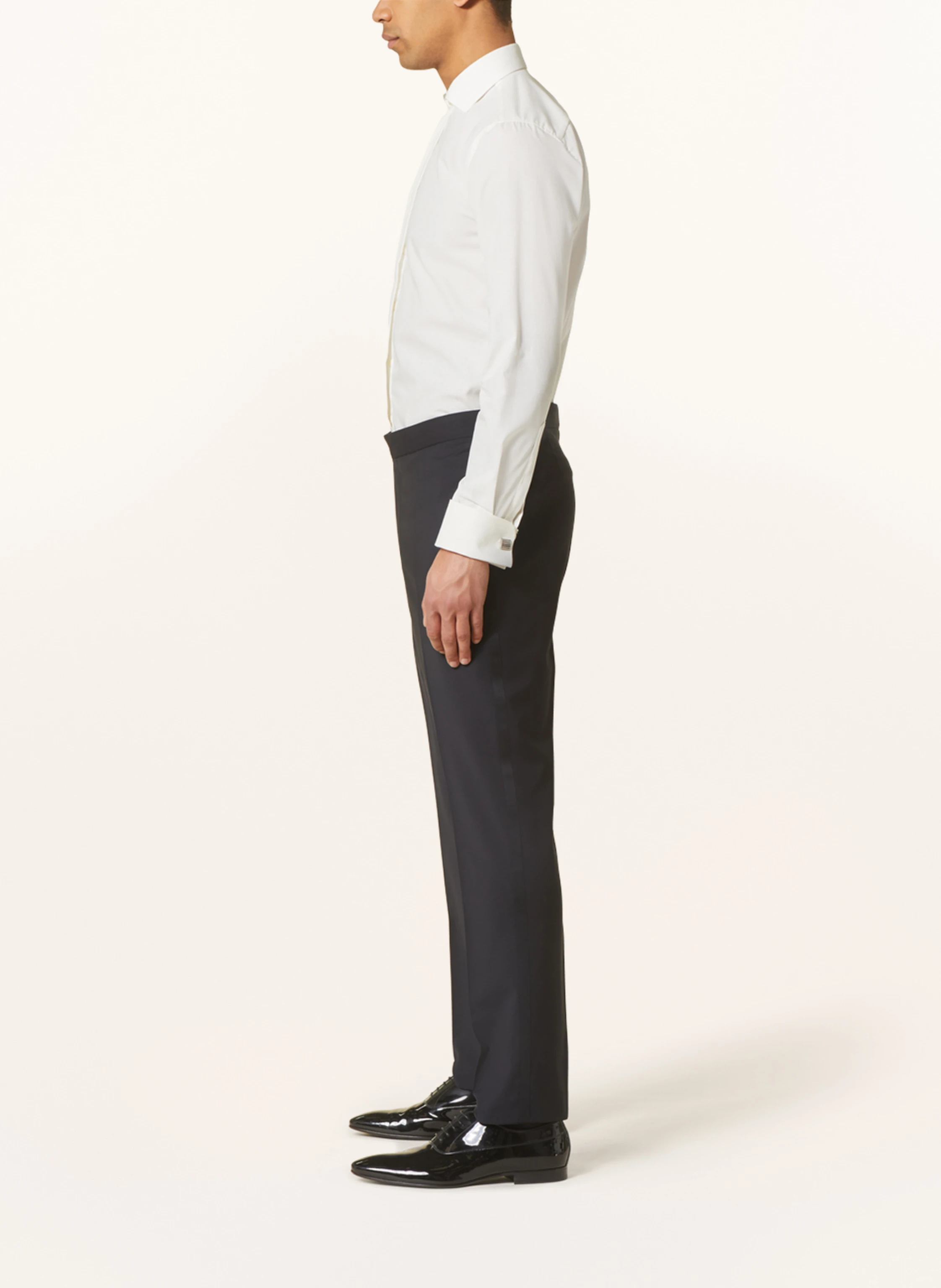 WILVORST Smoking-Hose Slim Fit mit Galonstreifen