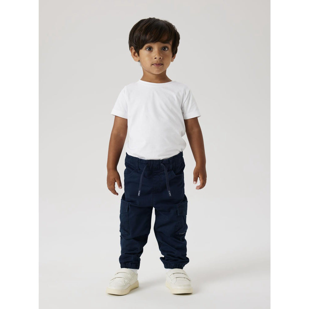 Køb Name It Navy Blazer Ben Cargo Twill Bukser Noos