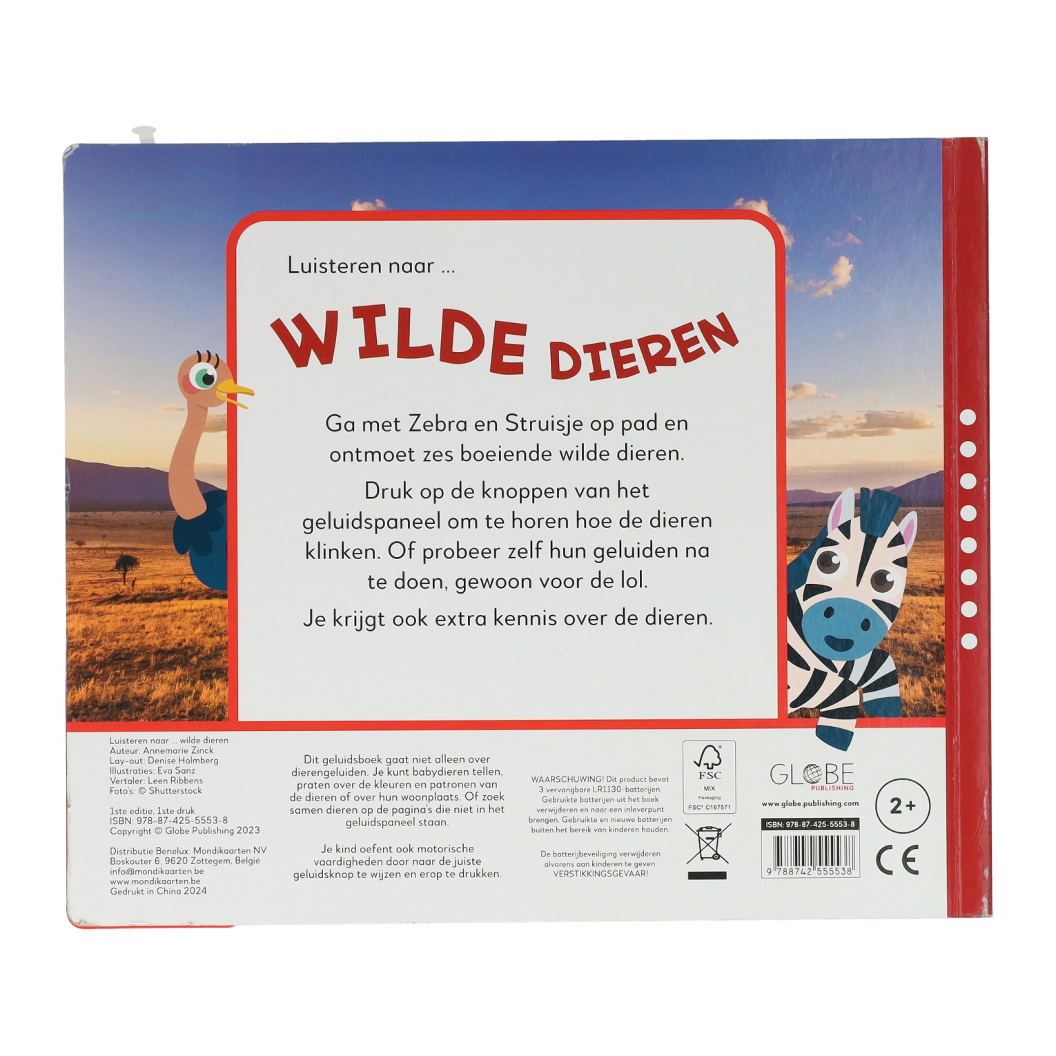 Luisteren Naar Wilde Dieren Geluidenboek