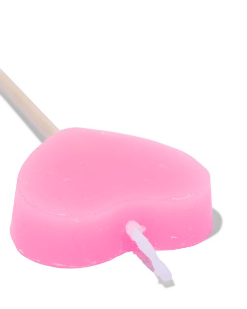 5 bougies d’anniversaire coeur