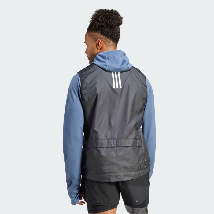 adidas Herre Veste Own The Run Vest Sort
