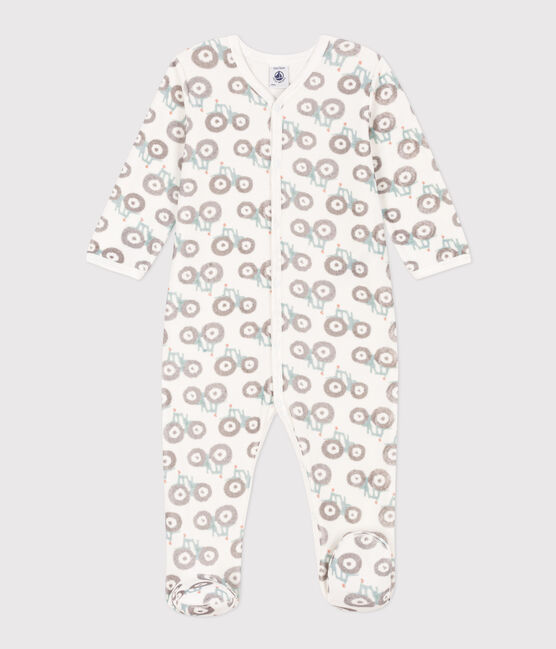 Pyjama bébé tracteurs en velours