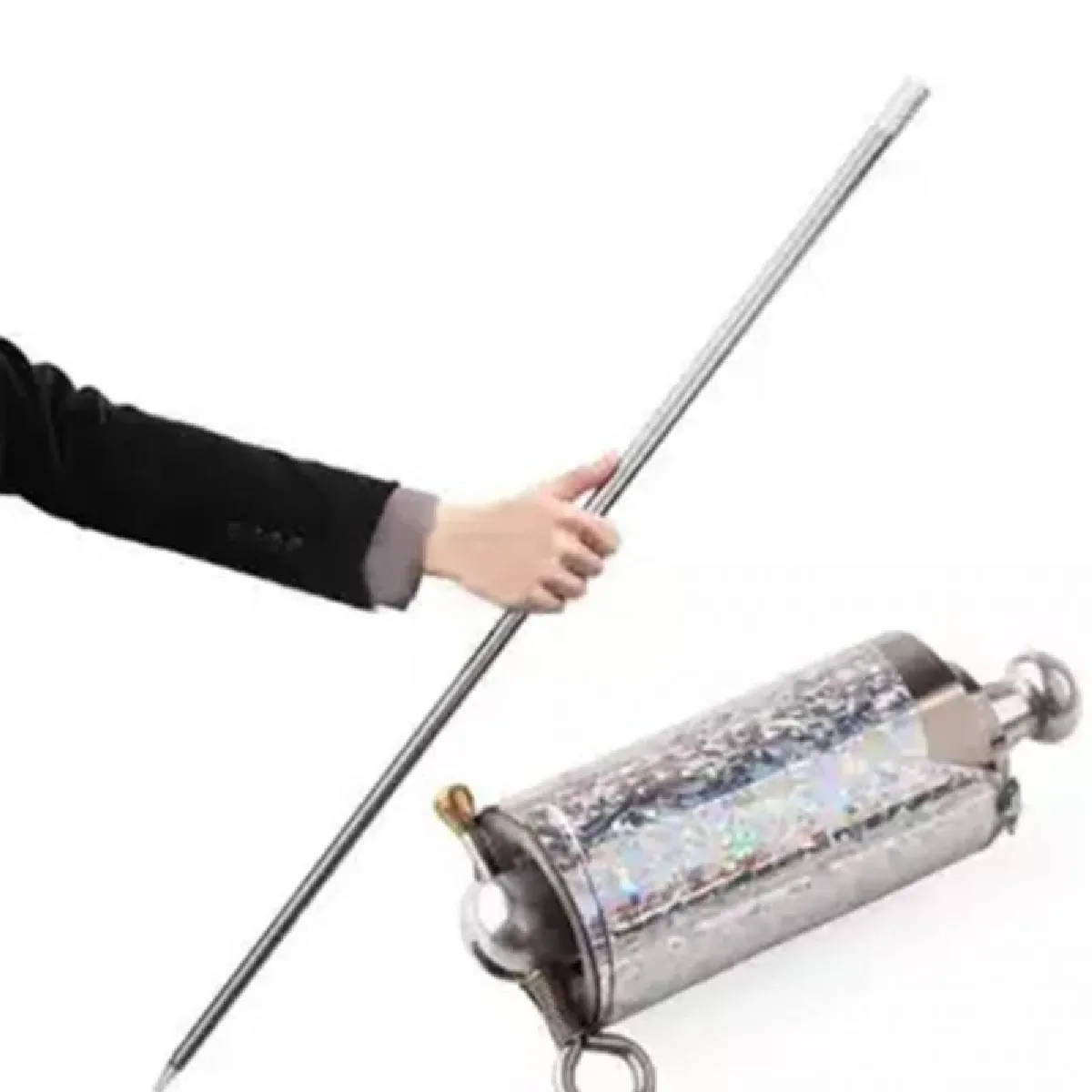 Wewoo Baguettes Magiques Argentées 110 cm