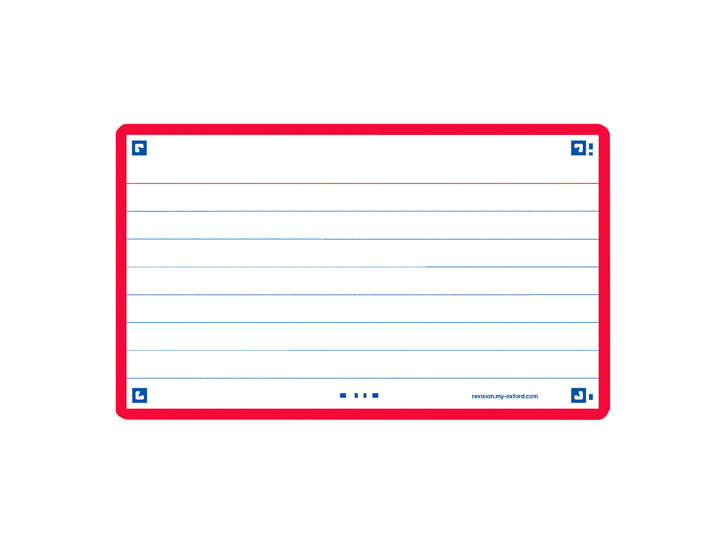 FLASHCARDS OXFORD 2.0 A7 VERMELHO 30 FOLHAS