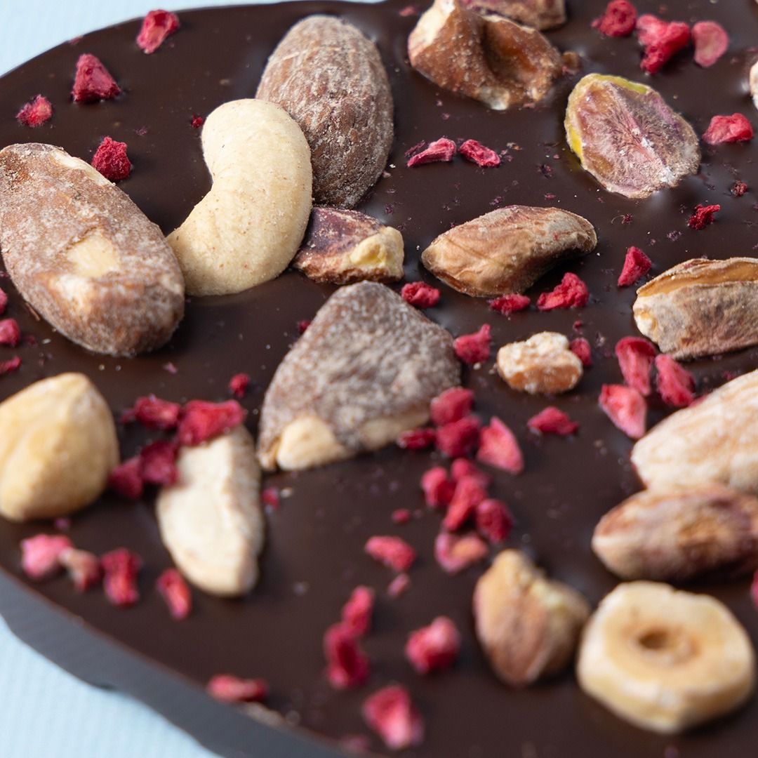 Chocolade hart puur noten