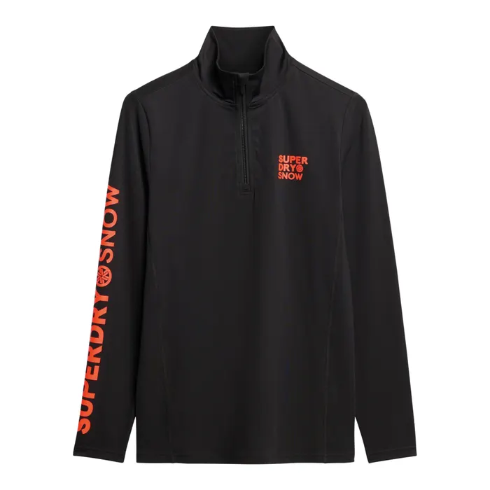 Superdry Ski Base Layer Half Zip Longsleeve Heren