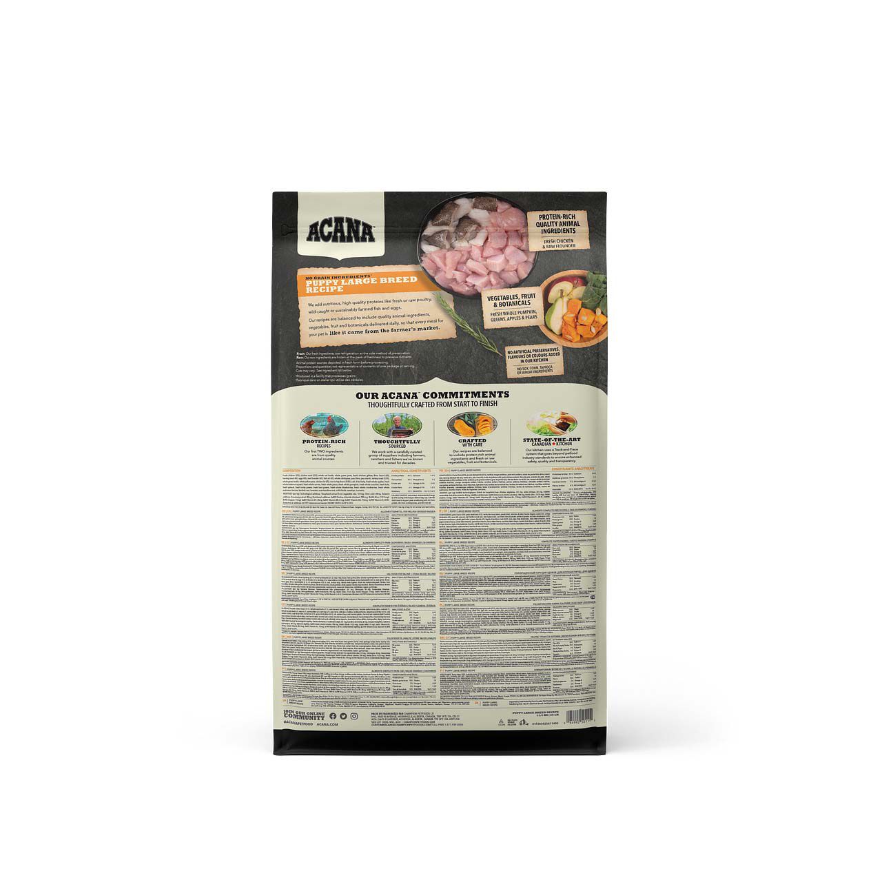Acana Dog recipe Puppy Large - Hondenvoer - 11.4 Kilogram - gevogelte