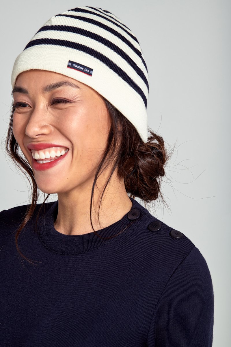 Bonnet rayé 
