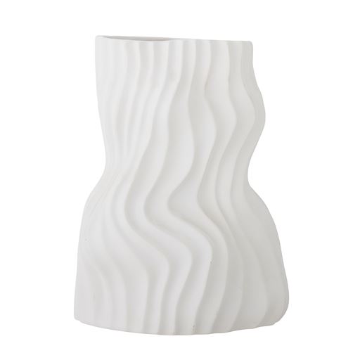 Bloomingville Sahal Vase, White