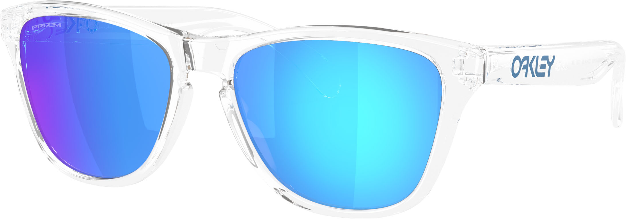 Frogskins S 0153/Polished Clear w/Prizm Sapphire