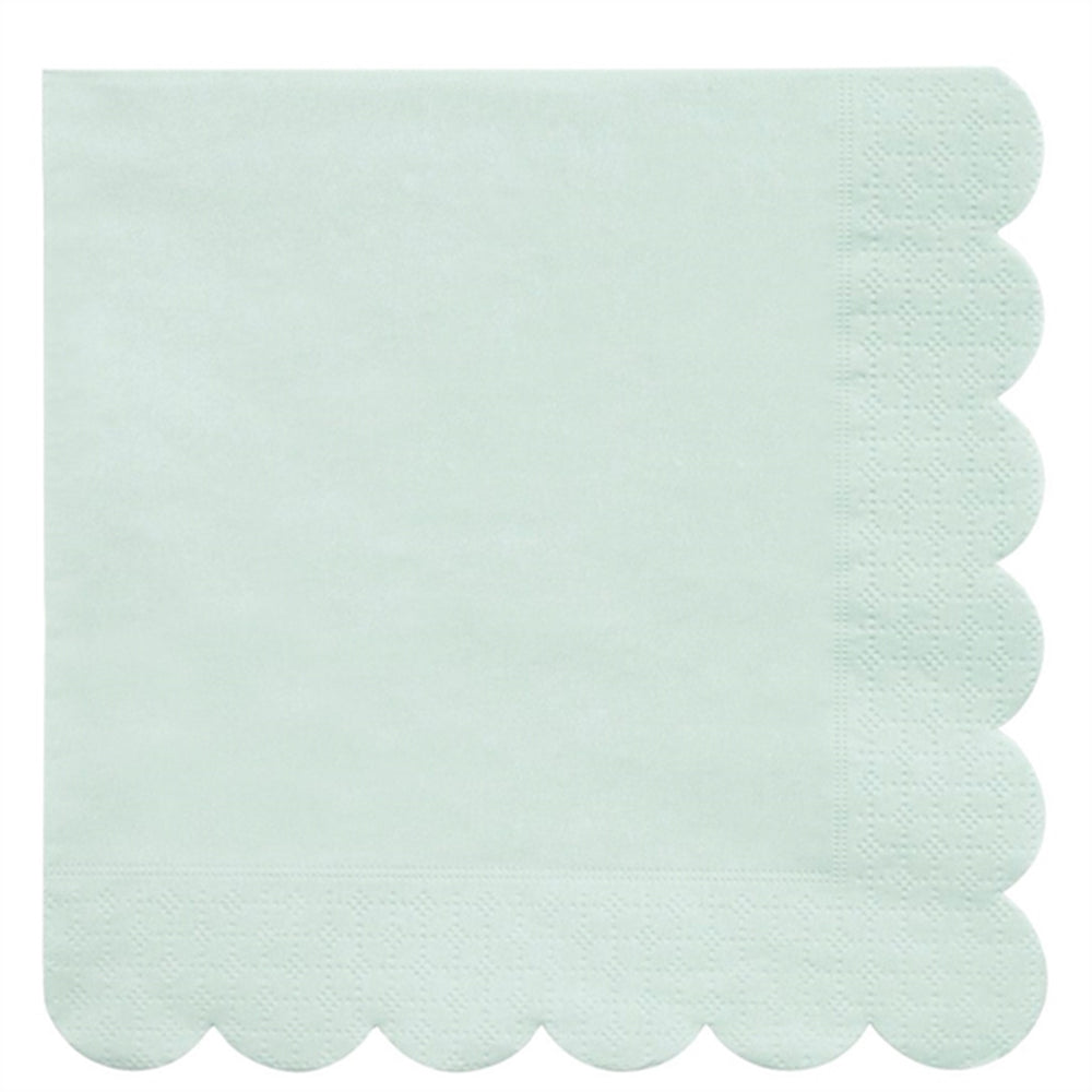 Køb Meri Meri Simply Eco Mint Servietter Large