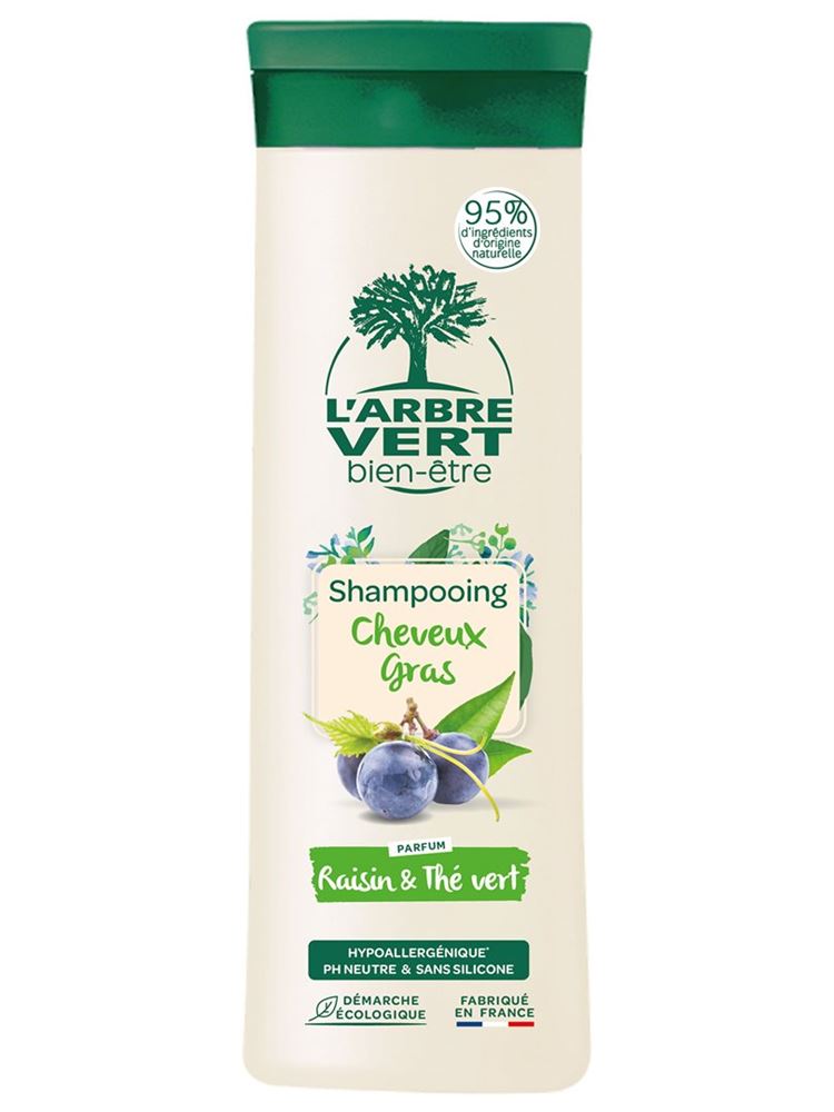 L'ARBRE VERT Öko Shampoo<br>250 ml, Flasche, fettiges Haar