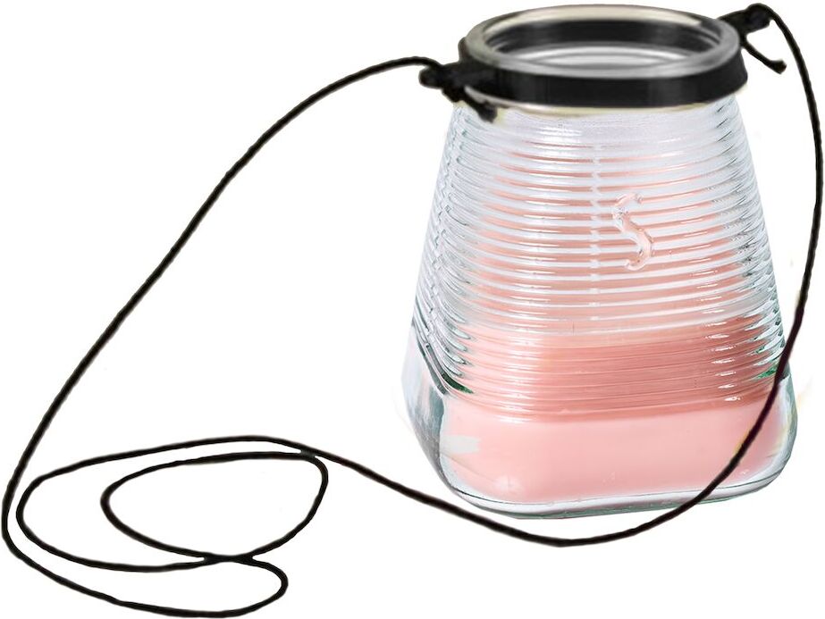 Spaas citronellakaars Summer Blossom bloemig roze 45 uur D 9 H 9,8 cm