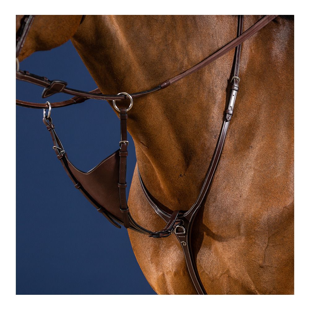 Dy'on US COLLECTION - Fourchette de martingale pleine souple brun