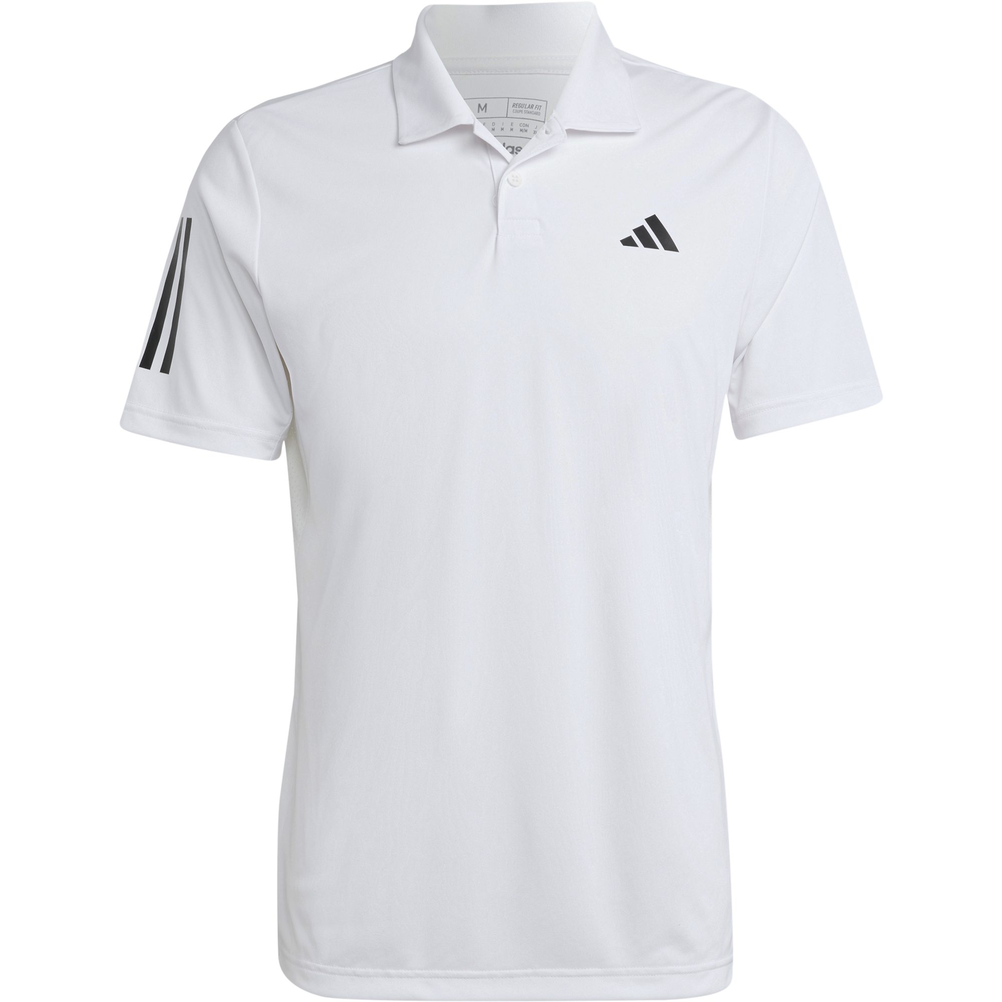 adidas Club 3-Streifen Tennis Poloshirt Herren weiß