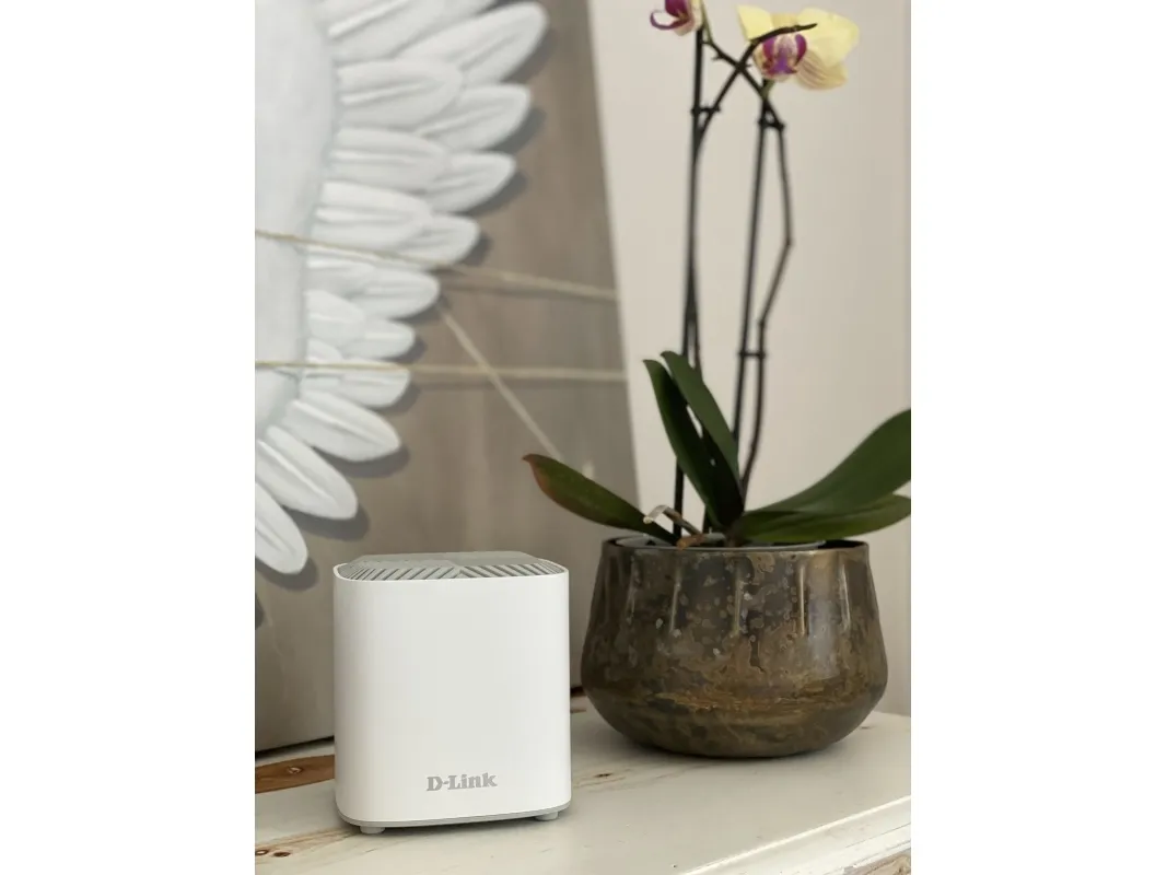 D-Link Covr Whole Home COVR-X1863 - Wi-Fi-system (3 routere) - op til 600 kvm - mesh - GigE - 802.11a/b/g/n/ac/ax - Dual Band