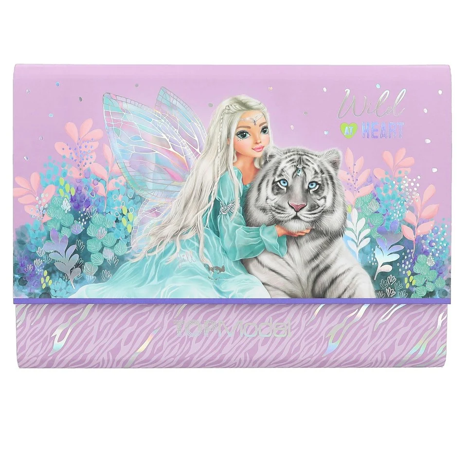 TOPModel - Brevsæt m/register- FANTASY TIGER