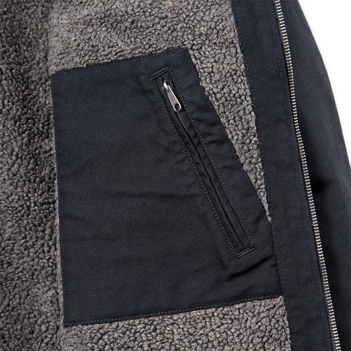 Washed Duck Sherpa Lined Jacket Men herrejakke