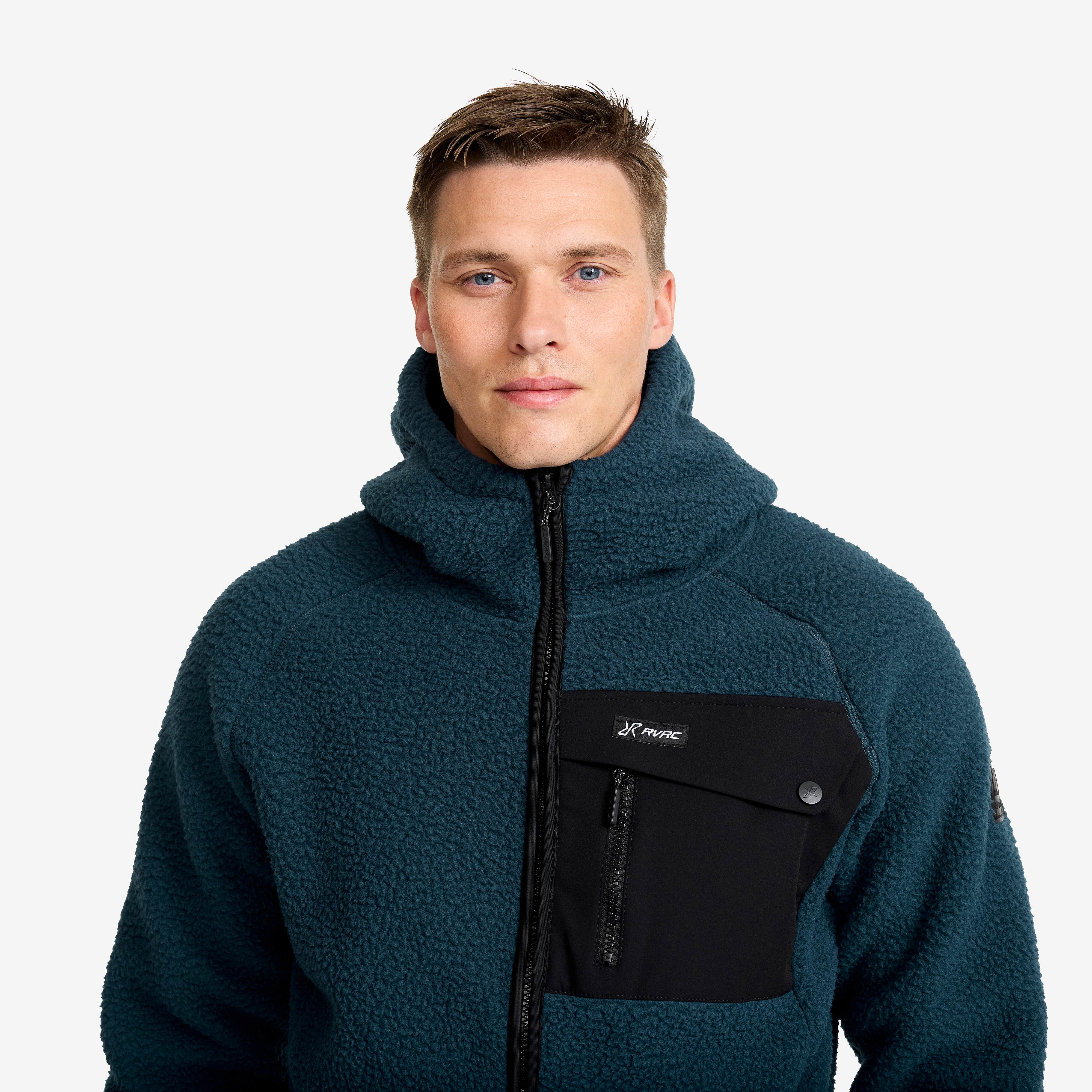 Sherpa Hoodie Herre Moonlit Ocean