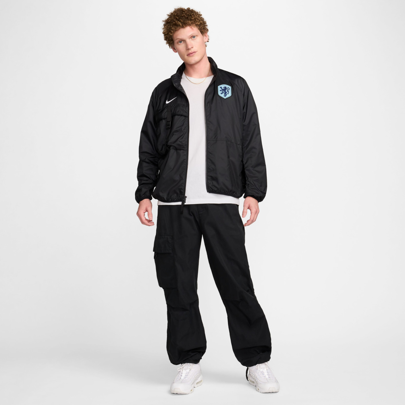 Nike Nederland Halo Trainingsjack Full-Zip 2024-2026 Zwart Wit