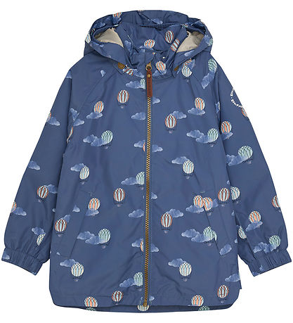 En Fant Sommerjacke - Vintage Indigo m. Heißluftballons